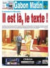 Gabon Matin 24/10/2024